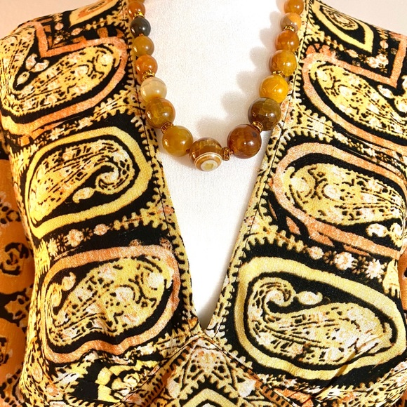 Free People Boho Paisley Crop Top Blouse - Picture 13 of 16